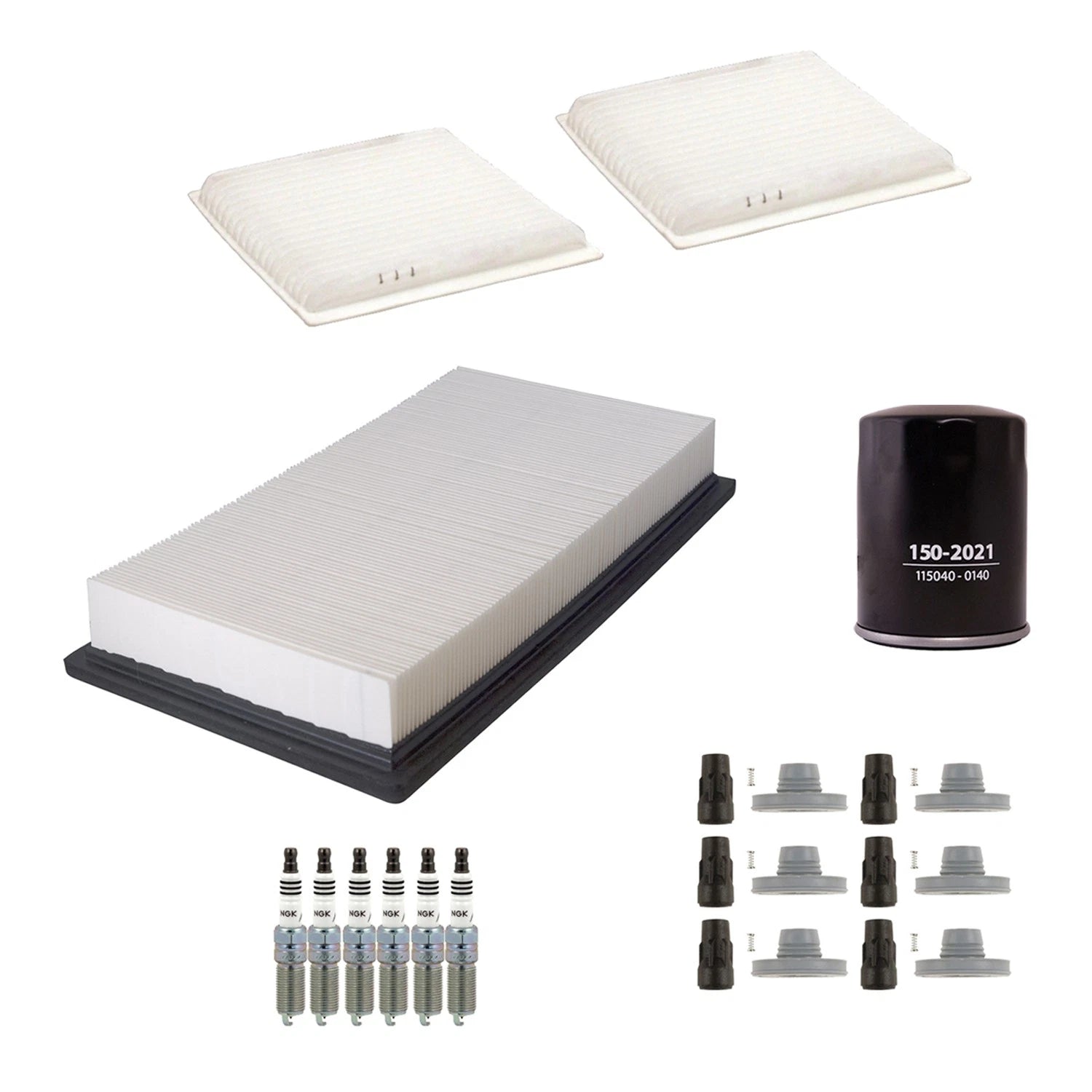 Tune Up Kit with NGK 6 Spark Plugs & Boots for Edge MKZ (2007–2019)