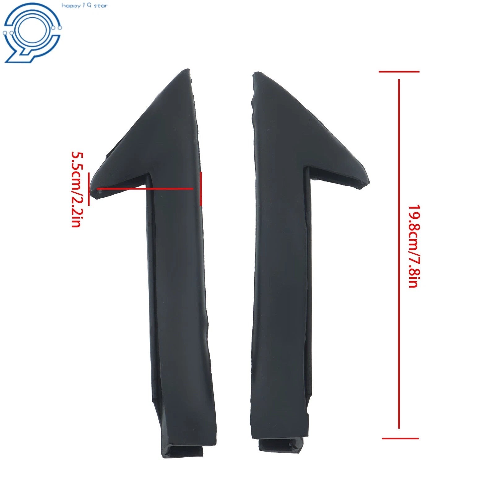 Set of 1 Front Triangle Weatherstrip Seal for Chevy Camaro Pontiac (1982–1992)