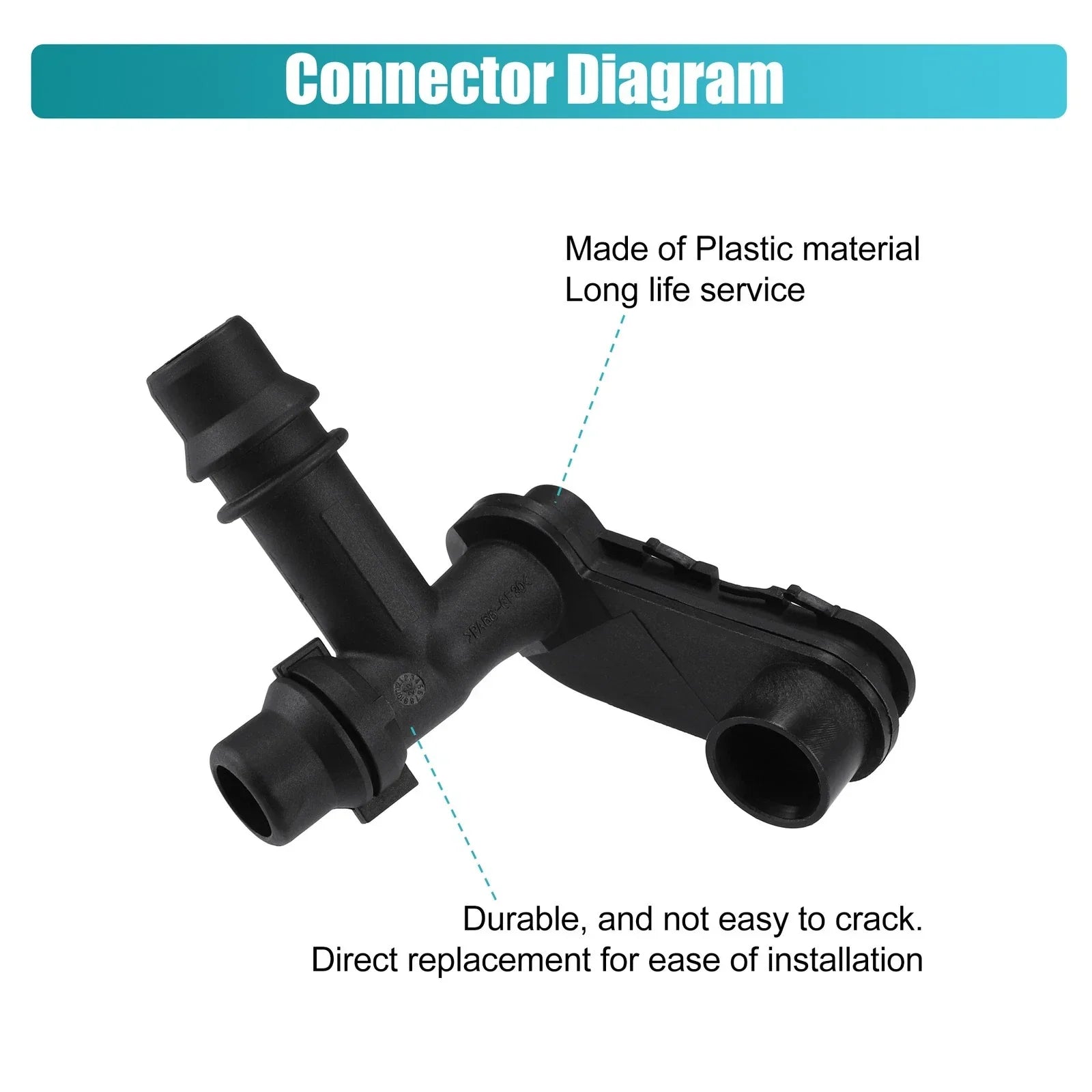Engine Coolant Hose Connector for BMW 323i (1999-2000)