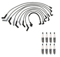 Denso 8mm Wire Set & 8 Iridium TT Spark Plugs for Ford 7.5 V8 (1997–1997)