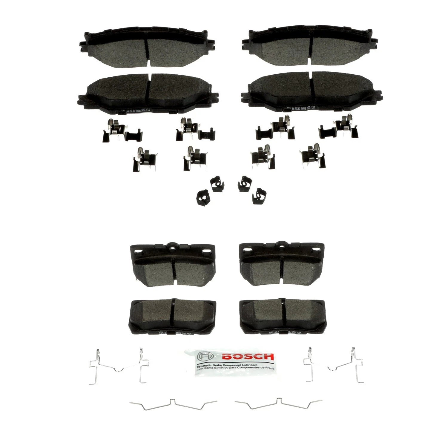 Bosch Blue Ceramic Disc Brake Pad Kit for Lexus IS250 Sedan (2006–2008)