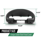 Gauge Hood Cover for Mazda Miata (1990–1993) Black