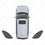 Set of 2 Magnetic Mesh Sun Blind Shades for Mazda CX-30 (2019–2025)