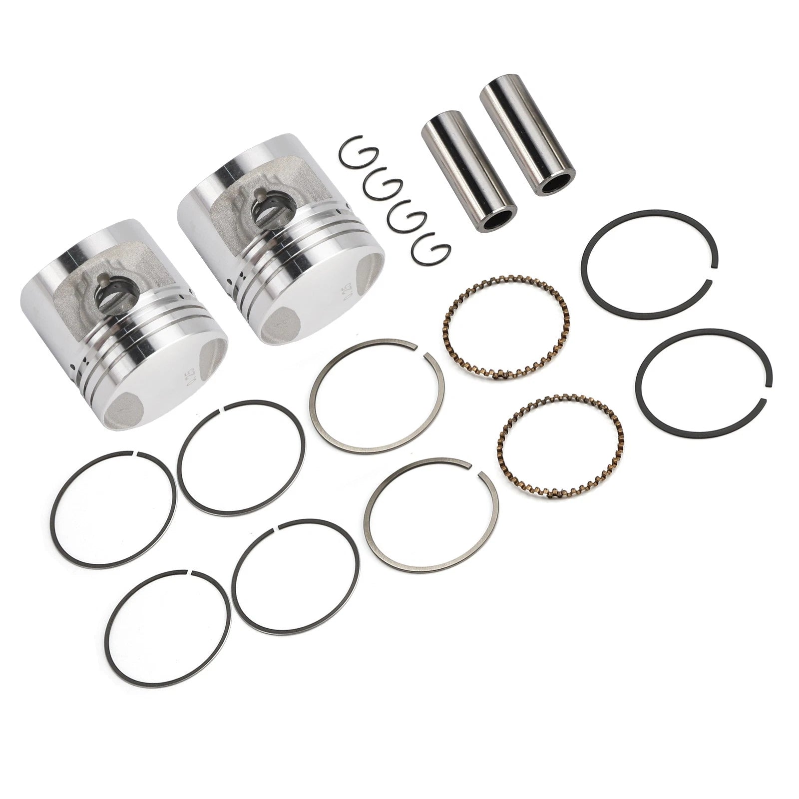 Piston Rings Pin Clips Kit 44.25mm for Honda CA125 CM125 CD125T CBT125 (1982–1999)