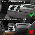 Console Lid Armrest Cover for Chevrolet Silverado/Sierra 1500/2500/3500 (2014–2018)