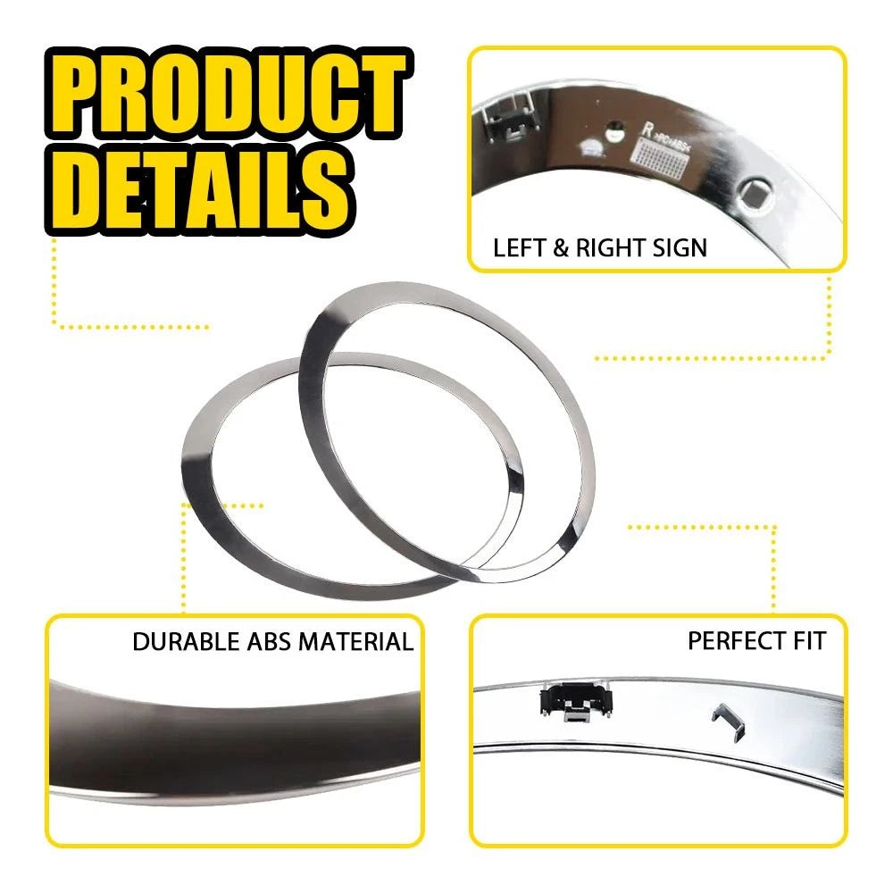2X Front Headlight Bezel Trim for Mini Cooper (2011–2015)
