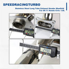 Stainless Steel Long Tube Exhaust Header for Honda Civic 2006–2011 1.8L