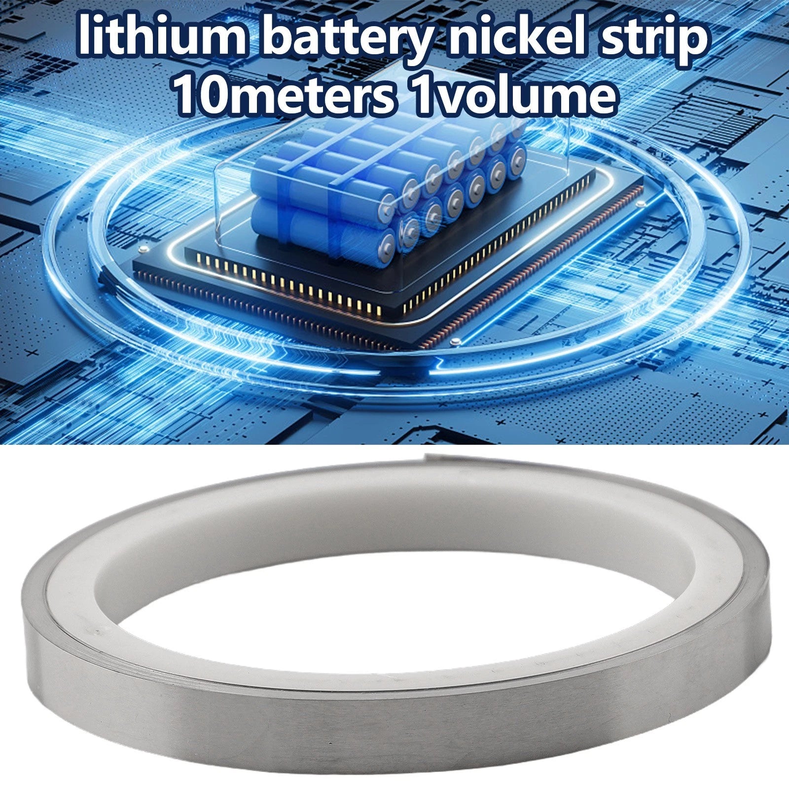 Nickel Strip Tape for DIY Li Battery Spot Weld Tool (10M)