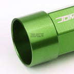 20 PCS M12X1.25 53MM Tall Green Aluminum Lug Nuts with Caps & Adapter