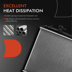 Radiator with Oil Cooler for Nissan 350Z (2003–2006)