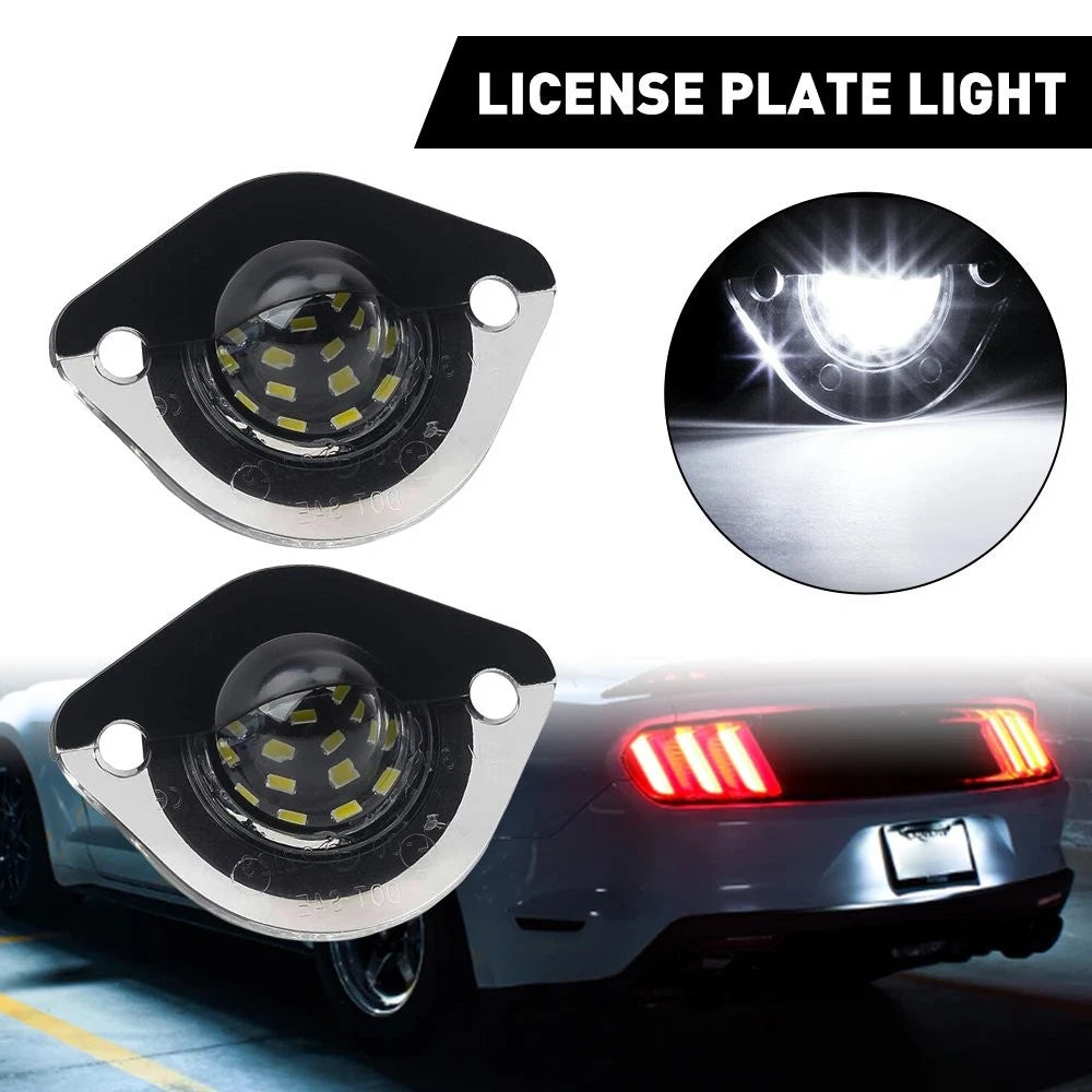 AUXITO Full LED License Plate Light for Ford Mustang (1994–2004) EV