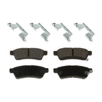 Set of 4 Ceramic Brake Pads for Nissan Frontier (2005–2019)