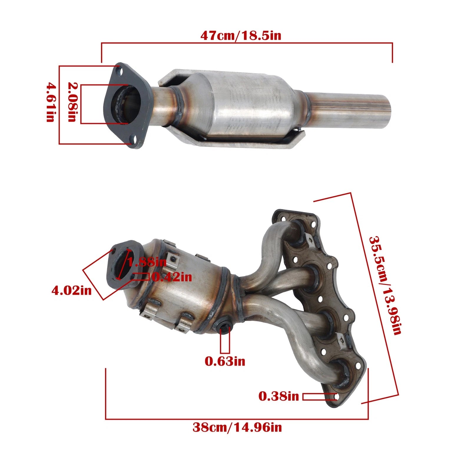 Catalytic Converter for Hyundai Accent 2012–2017