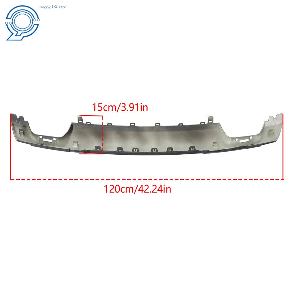 Front Bumper Lower Molding Trim for Ford F150 (2021–2023) Matte Black