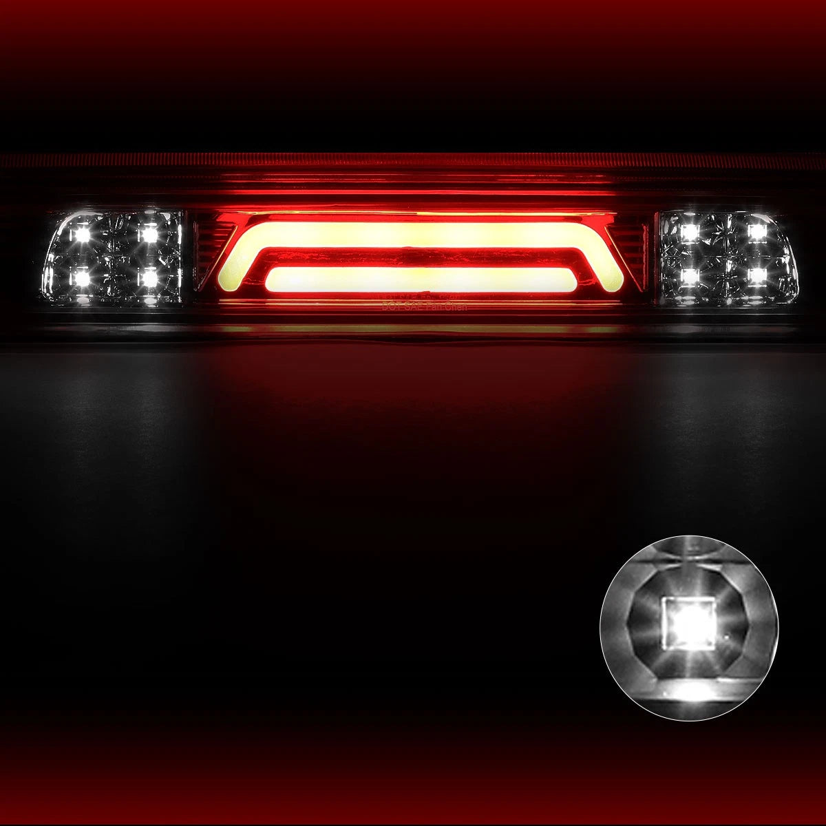 3D LED Bar Third Tail Brake Light for Tundra (2007–2018) - Smoked