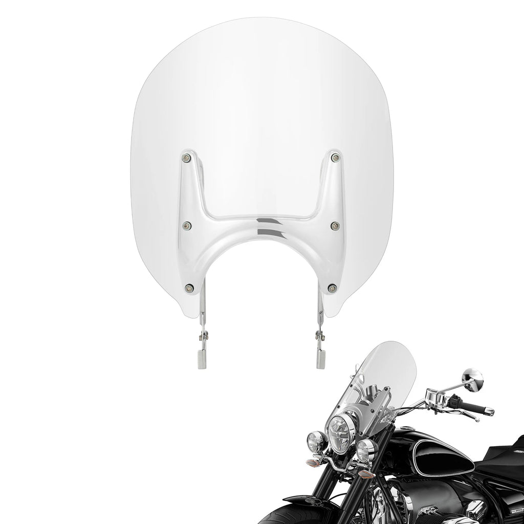 Clear Windshield & Bracket for BMW R18 Classic (2021–2024) 22 23 US