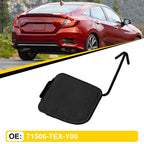 Tow Hook Eye Cover for Honda Civic (2016–2021) 71506-TEX-Y00 Black