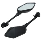 Black Rearview Side Mirrors for Kawasaki Ninja 650R ER6F (2009–2016) Ninja 400R (2010–2014)