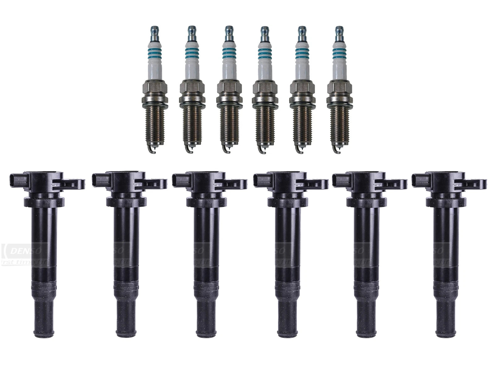Set of 6 Ignition Coils & Iridium Spark Plugs for Kia Hyundai V6