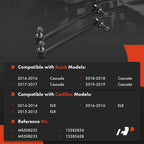 2X Front Side Sway Bar Link for Buick Cascada (2016–2019) Cadillac ELR (2014–2016)
