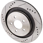 Brake Disc Set for Ford Mustang (2015–2022) Drilled and Slotted