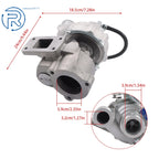 Turbo K04 Turbocharger for JCB Engine 444 (320/06179, 53049700124, 320A6431)