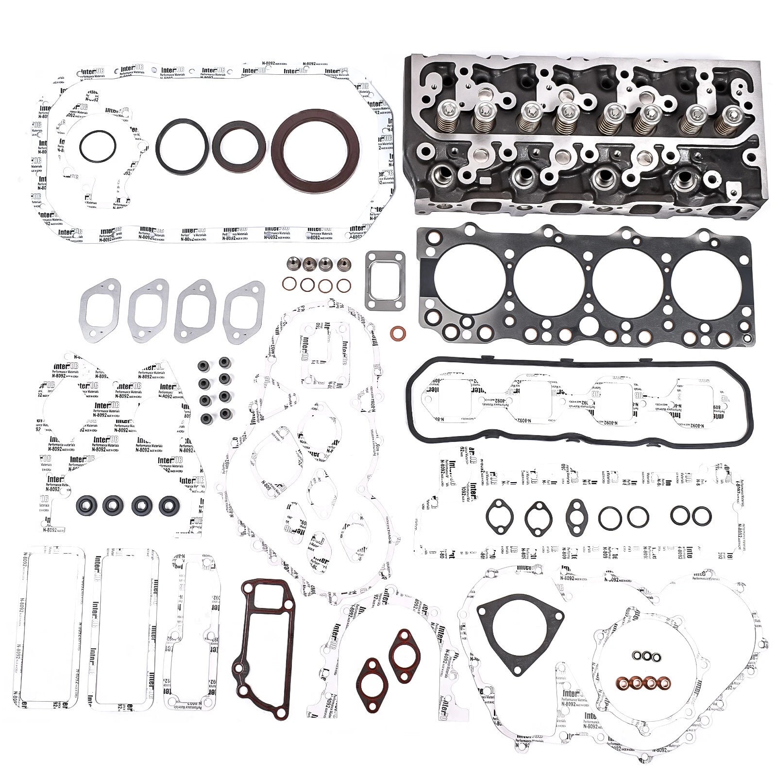 Cylinder Head & Gasket Set for Isuzu NPR NQR Truck (1992–1998) 4BD2 3.9L