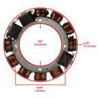 Stator for Evinrude Johnson Outboard (0584643, 0763779, 35AMP)