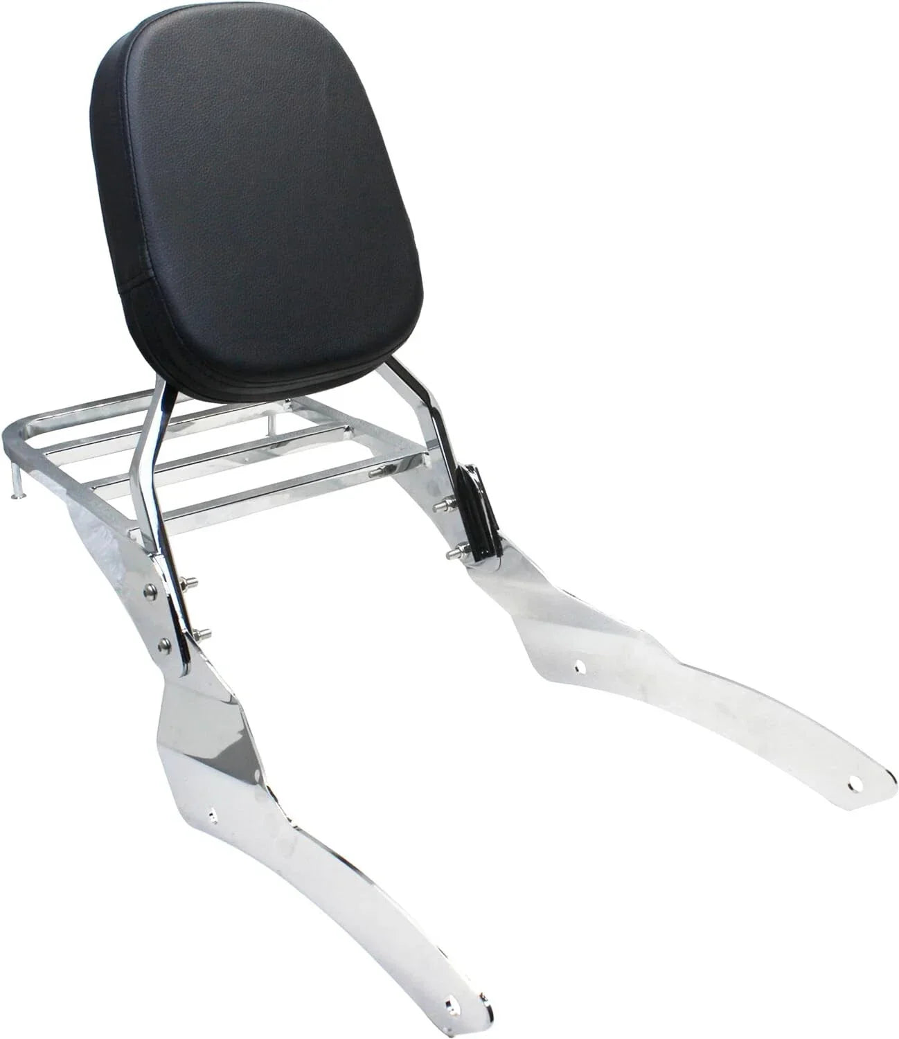 Backrest Sissy Bar Luggage Rack for Yamaha V-Star 650 Custom (2007-2017)