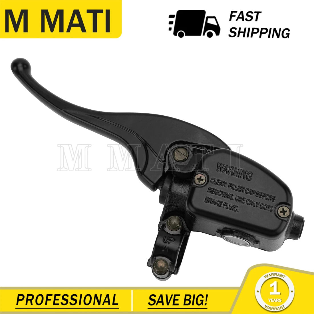 Front Brake Master Cylinder for Polaris Scrambler 400 450 2X4 4X4 (1995–2002)