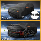 Waterproof All Weather Car Cover for Toyota Sequoia (2001–2023) 190T-PU Zipper