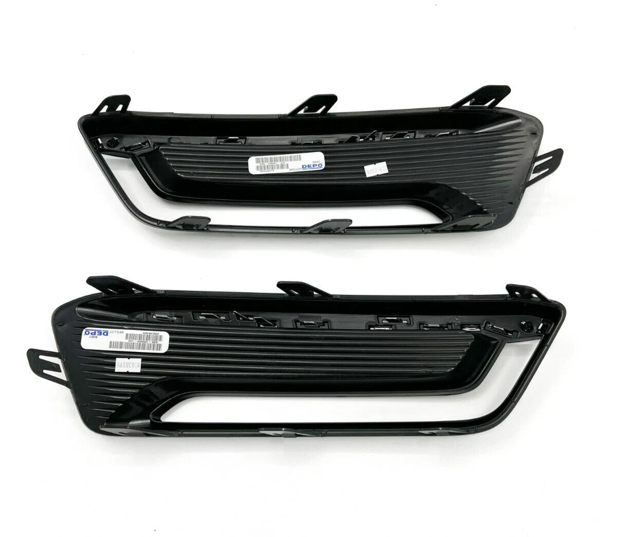 Front Driving Fog Light Lamp Bezels Covers Left Right for Chevy Impala (2014–2019)