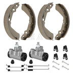Front Brake Wheel Cylinders & Shoes Kit for Suzuki King Quad 300 (1991–1998)