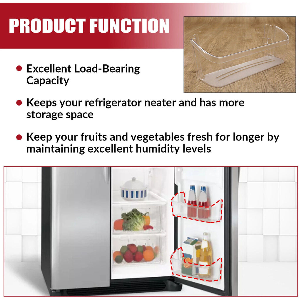 Set of 2 Lower Bins for Frigidaire Refrigerator (Compatible)