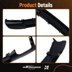 Gloss Sport Bumper Lip for BMW E90 E91 M Sport (2005–2013) Black PP