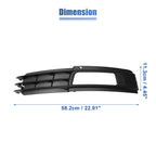 Pair Fog Light Mesh Grille for Audi A6 C6 Avant (2008–2011)