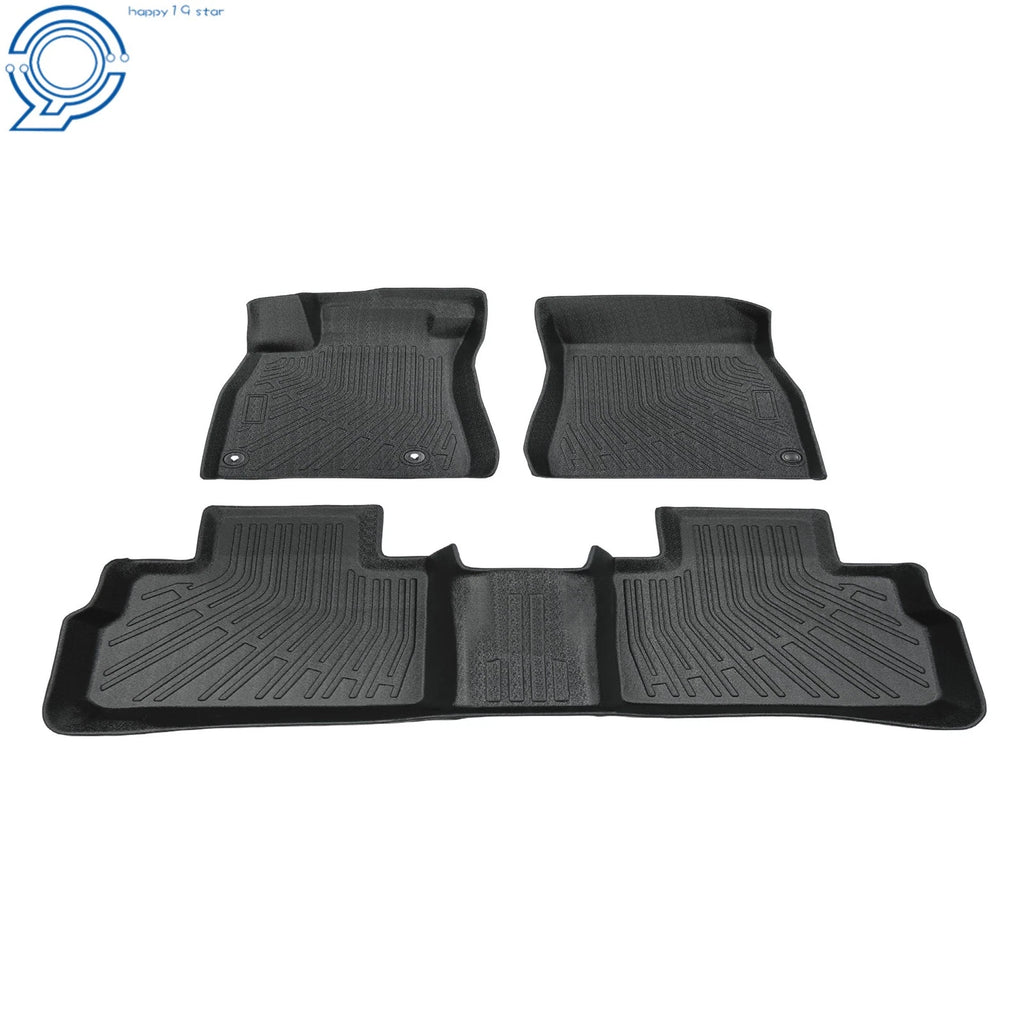 Set of 4 TPE Black All Weather Floor Mats for Nissan Sentra (2020–2025)