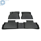 Set of 4 TPE Black All Weather Floor Mats for Nissan Sentra (2020–2025)