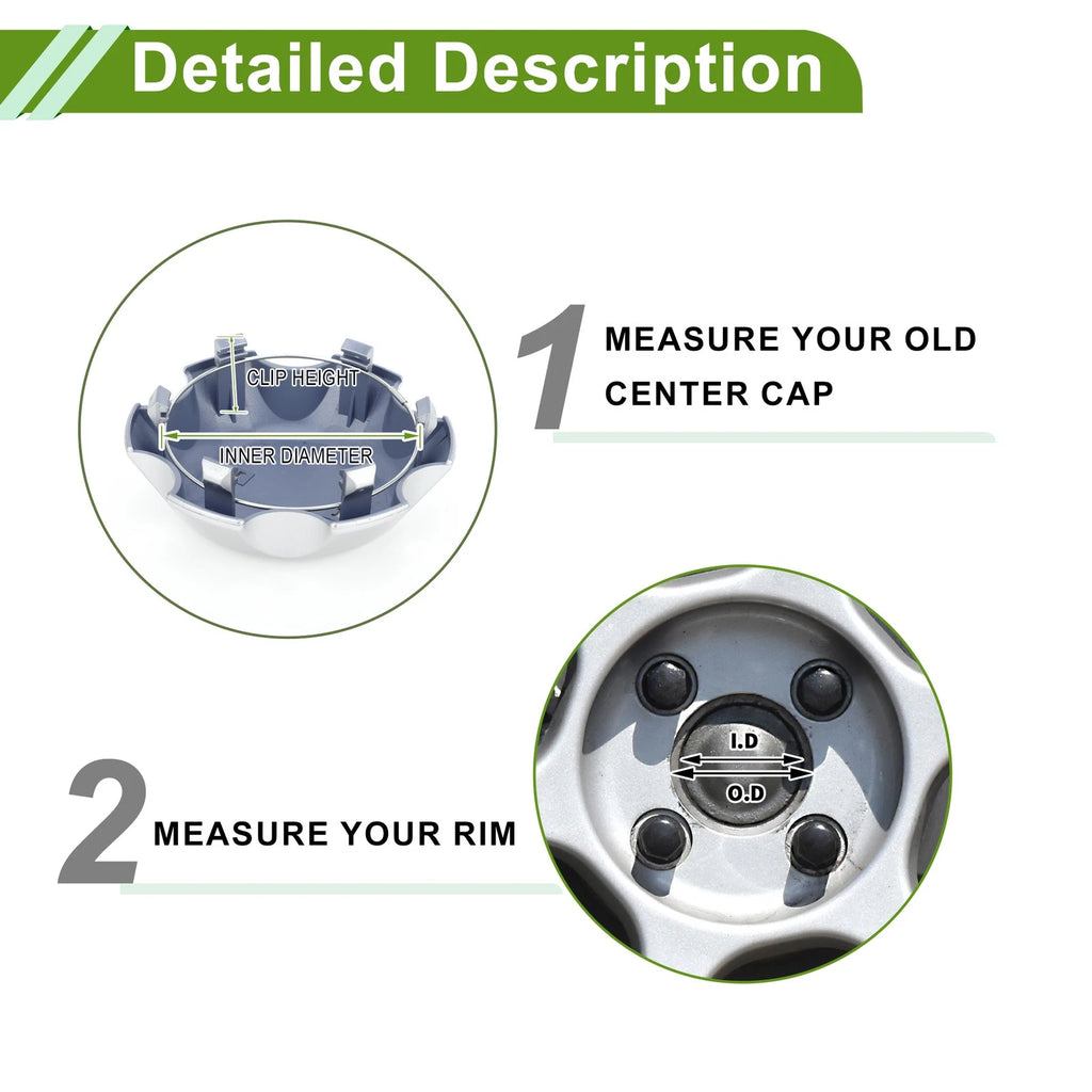 Wheel Center Caps No. 4260B60160 for Toyota Land Cruiser (1 Pc)