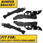 Set of 4 Bumper Brackets for Highlander (2014–2019) Front Retainer Support