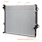 Aluminum Core Radiator for Toyota 4Runner/GX470 (2003–2009) DPI-2581
