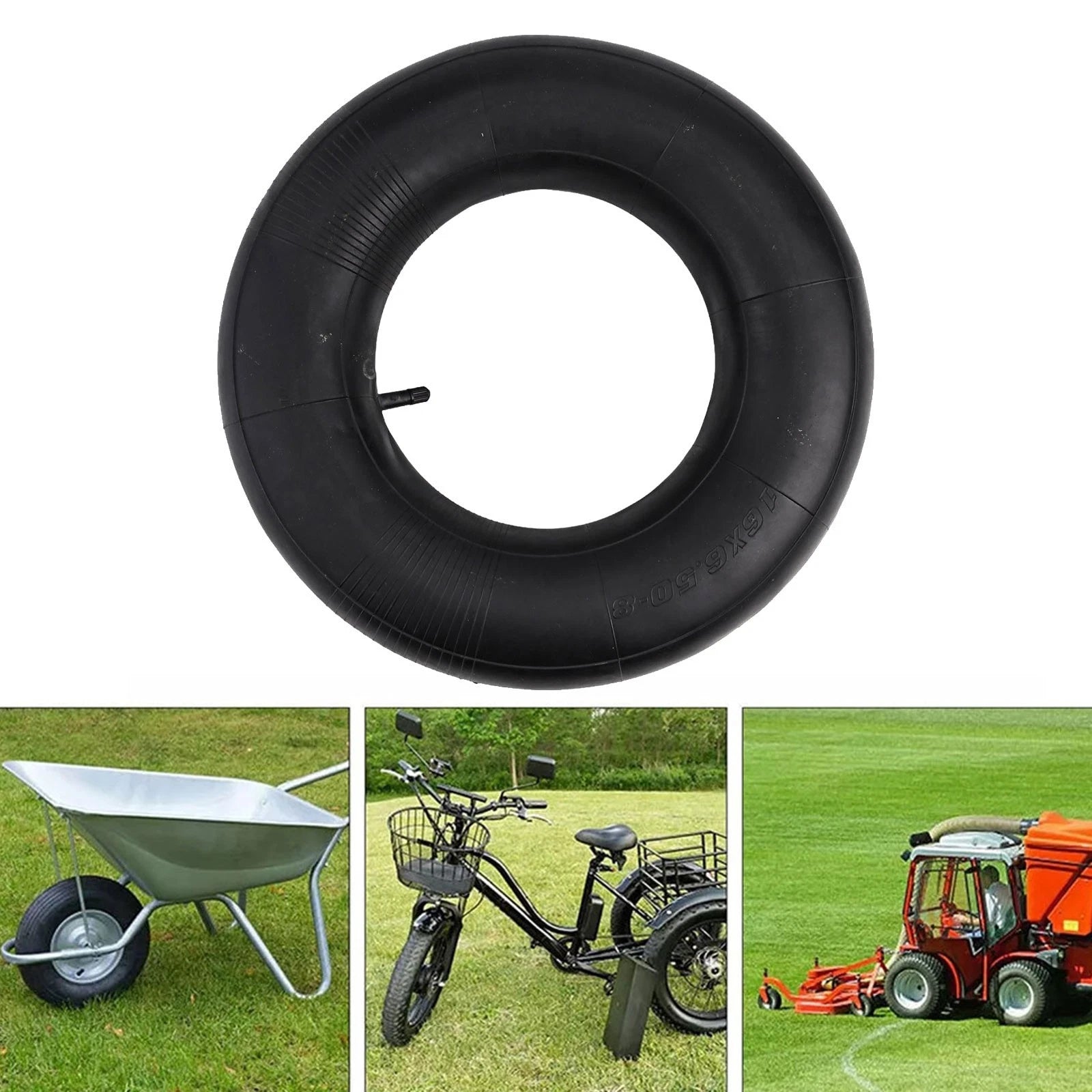 Inner Tube 16x6.50 for Lawn Mower and Motorcycle (Fits )