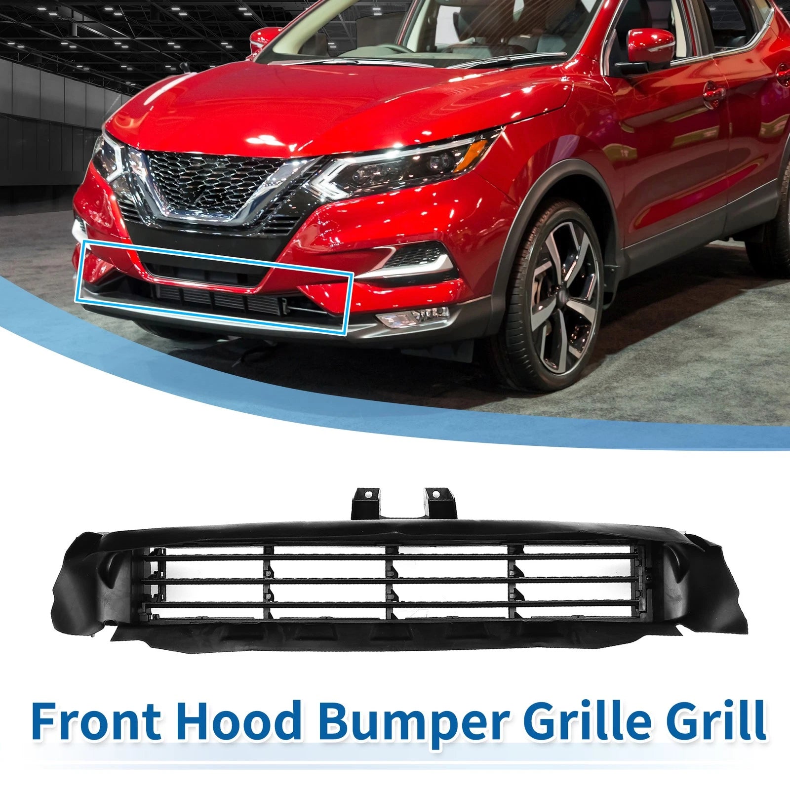 Front Air Shutter Assembly for Nissan Rogue (2014–2020)
