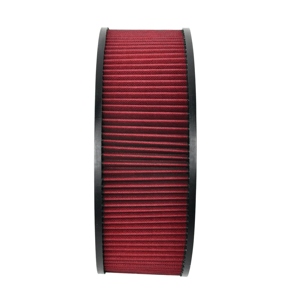 14" Round Washable Air Cleaner Filter Element for Street Hot Rat Rod