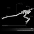 Stainless Steel Cat Back Exhaust System Kit for Dodge Challenger (2015–2019)