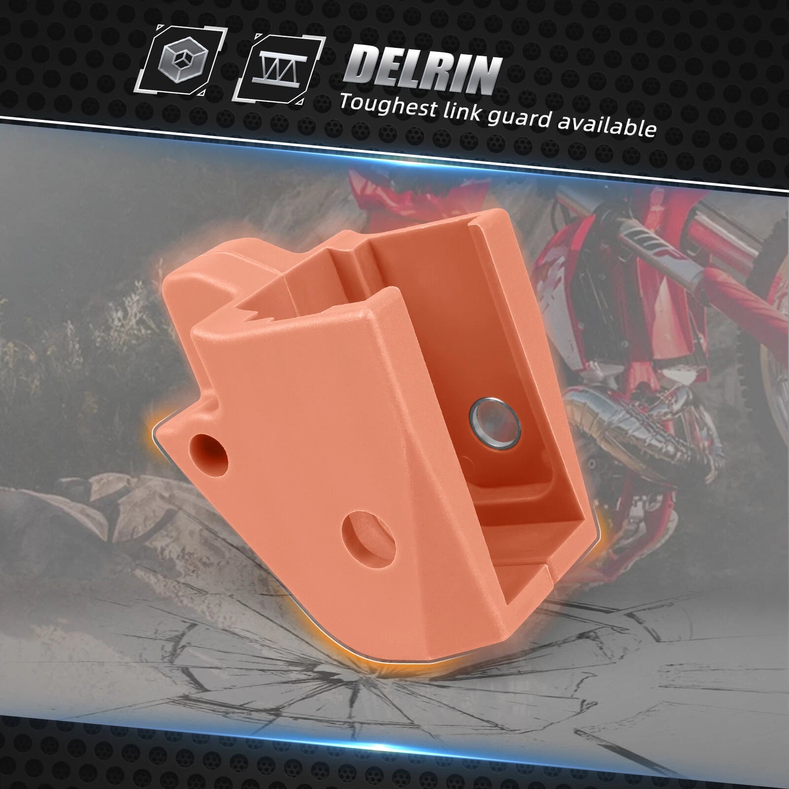 Rear Linkage Guard Protector for KTM 250 350 450 SXF XCF XC-F SX-F (2011–2022)