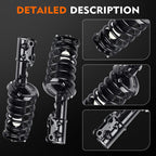 Set of 4 Front Strut Lower Control Arms for Chevrolet Cobalt HHR (2005–2010)
