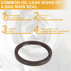 1 Pc Crankshaft Oil Seal for Subaru Impreza (1996–2010) No. 806786040/806786010