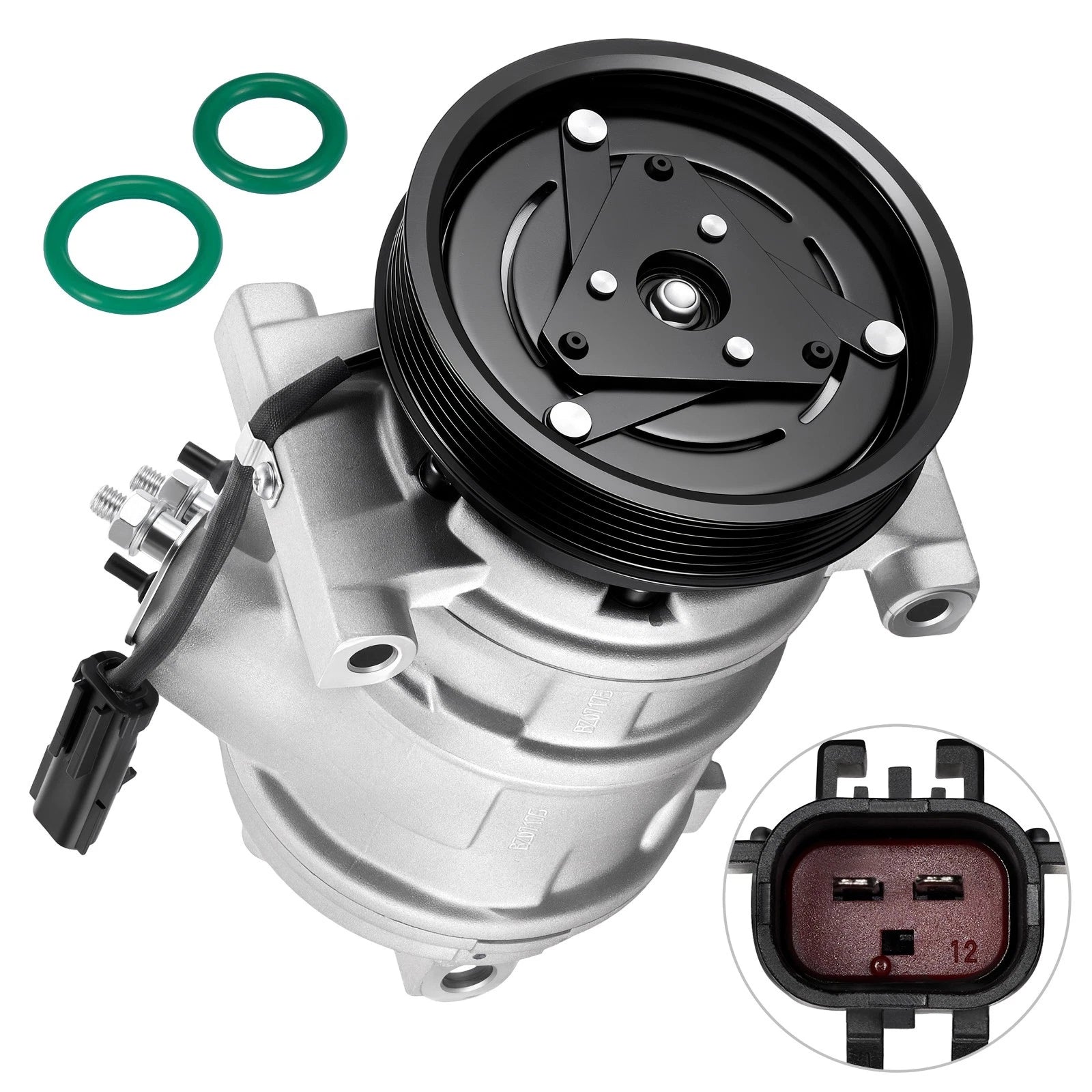 AC Compressor with Clutch for Chrysler 300 3.5L (2005–2006) Dodge Magnum Charger
