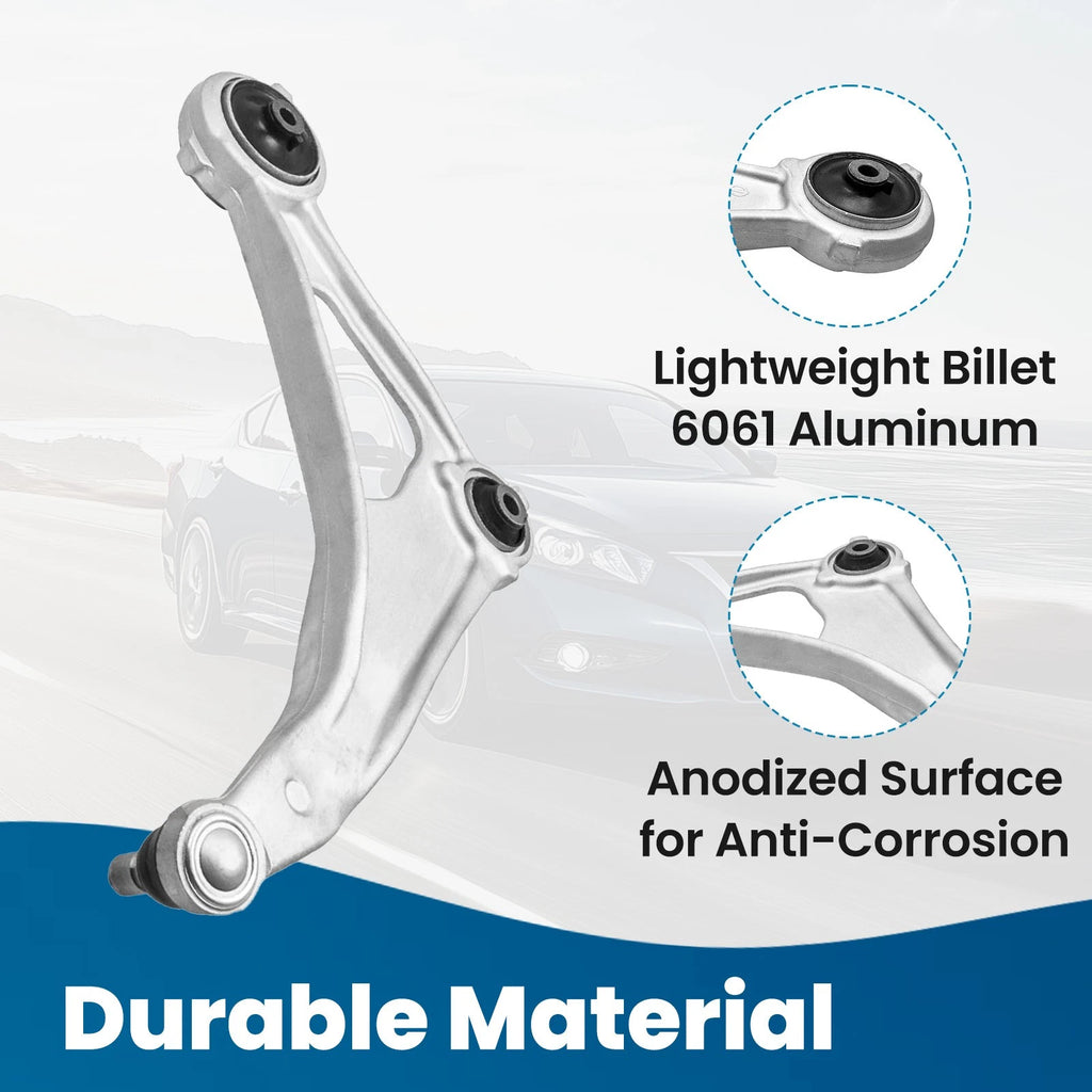 Pair Front Lower Control Arm for Nissan Altima (2013–2014) Ball Joint